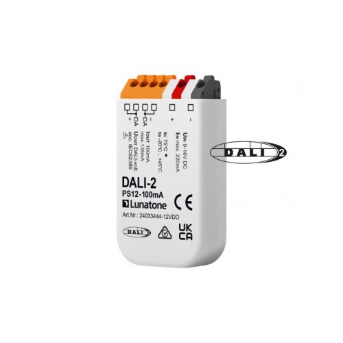 DALI-2 PS12 100mA источник питания для системы шины DALI. арт. 24033444-12VDO