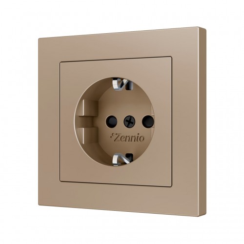 Zennio 830000404 Крышка для розетки шампань