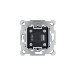 ZS55 - Двойная USB розетка 5 В / 3,5 А (55 x 55 мм) арт. 8300007 (снято с производства)