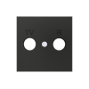 Zennio ZS55. Крышка для антенного гнезда TV-R/SAT 55 x 55 мм — 830001505
