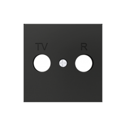 Zennio ZS55. Крышка для антенного гнезда TV-R/SAT 55 x 55 мм — 830001505