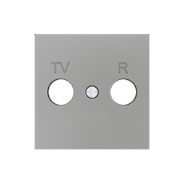 Zennio ZS55. Крышка для антенного гнезда TV-R/SAT 55 x 55 мм — 830001506