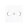 Zennio ZS55. Крышка для антенного гнезда TV-R/SAT 55 x 55 мм — 830001509