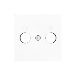 Zennio ZS55. Крышка для антенного гнезда TV-R/SAT 55 x 55 мм — 830001509