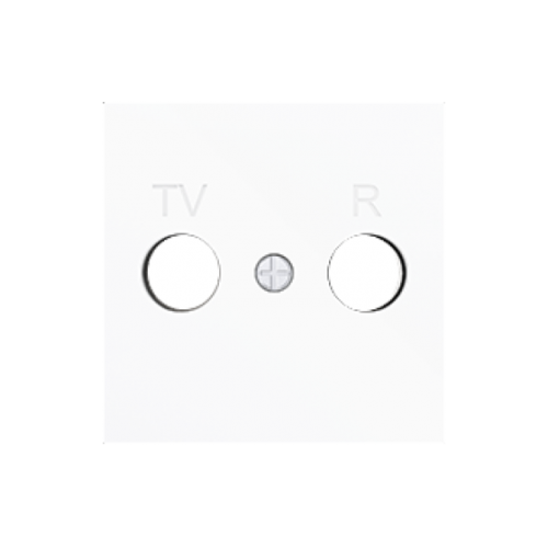 Zennio ZS55. Крышка для антенного гнезда TV-R/SAT 55 x 55 мм — 830001509