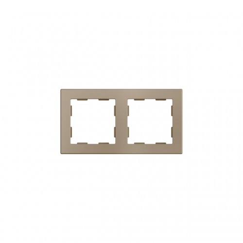Рамка для розеток два пост шампань арт. 980000204