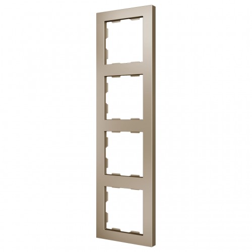 Рамка для розеток четыре поста шампань арт. 980000404