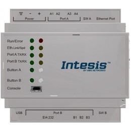 Intesis IN7004851000000 Шлюз Modbus для кондиционеров Транслятор протоколов Intesis с поддержкой последовательного порта и IP — 100 точек арт. IN7004851000000
