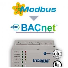 Intesis IN7004851K20000 Шлюз Modbus для кондиционеров Транслятор протоколов Intesis с поддержкой последовательного порта и IP — 1200 точек арт. IN7004851K20000