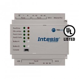 Intesis IN701KNX1000000 Шлюз BACnet для кондиционеров Транслятор протоколов Intesis с поддержкой KNX, Serial и IP — 100 точек Intesis
