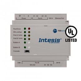 Intesis IN701KNX1K20000 Шлюз ASCII Транслятор протоколов Intesis с поддержкой KNX, Serial и IP — 1200 точек Intesis