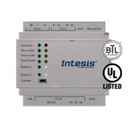 Intesis INBACDAL0640200 DALI к шлюзу сервера BACnet IP и MS/ TP Intesis