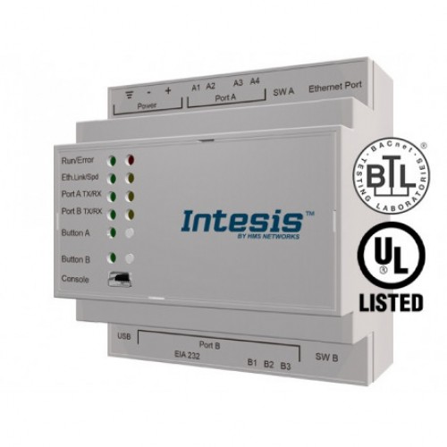 Intesis IBOX-BAC-MBUS-10 INBACMEB0100000 Шлюз BACnet/IP и BACnet MSTP - M-BUS Intesis