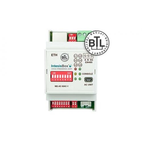 Intesis ME-AC-BAC-1 INBACMIT001I000 Интерфейс BACnet для кондиционеров Mitsubishi Electric (серии Domestic Mr.Slim City Multi) Intesis арт. INBACMIT001I000