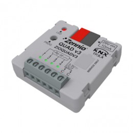 Модуль ввода с 4 аналого-цифровыми входами с поддержкой KNX Secure арт. ZIOQUADV3