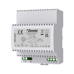 Power Supply 24 VDC (2.5 A) Блок питания 24  28В постоянного тока 60 Вт (выход) / 110-230В переменного тока (вход), арт. ZPSAUX1