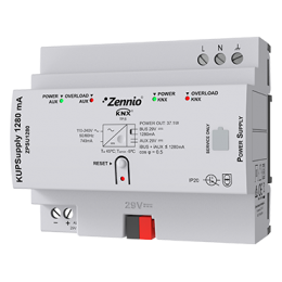Zennio ZPSU1280 Источник питания KUPSupply 1280 mA арт. ZPSU1280