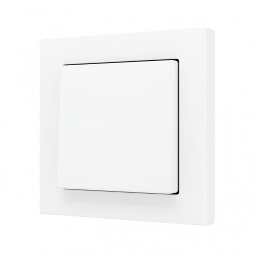 ZS55 – Выключатель с 1 кнопкой для 2 двоичных входов размером 55×55 мм белый арт. ZS551PB2MW