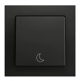   ZENNIO ZS55CSOFT11AC ZS55 Накладка на кнопку KNX   ZS55, 1 наклонная крышка, область нажатия снизу, возможность гравировки под заказ, цвет. антрацит. арт. ZS55CSOFT11AC