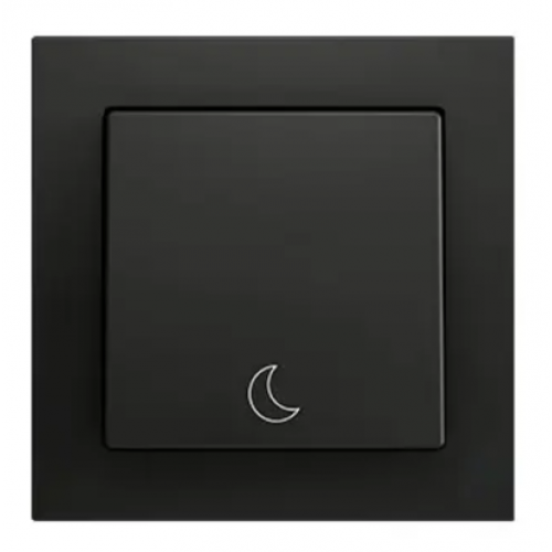   ZENNIO ZS55CSOFT11AC ZS55 Накладка на кнопку KNX   ZS55, 1 наклонная крышка, область нажатия снизу, возможность гравировки под заказ, цвет. антрацит. арт. ZS55CSOFT11AC
