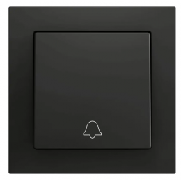 ZENNIO ZS55CSOFT11DA ZS55 - Накладка на кнопку,   Односторонняя, - возможность гравировки- цвет антрацит, арт. ZS55CSOFT11DA