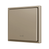 Zennio ZS701PB1KC ZS70, Простая кнопка для 1 бинарного входа 70x70 мм – Значок ключа, шампань, арт. ZS701PB1KC