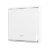 Zennio ZS701PB1LMW ZS70, Простая кнопка для 1 бинарного входа 70x70 мм – Значок подсветки, Матовый белый, арт. ZS701PB1LMW