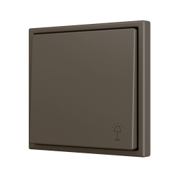 Zennio ZS701PB1MC ZS70, Простая  кнопка для 1 бинарного входа 70x70 мм – Мокко – На заказ значок. арт. ZS701PB1MC