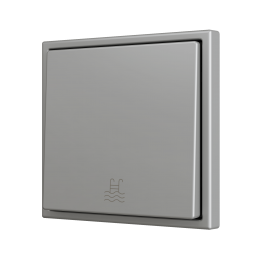 Zennio ZS701PB1SC ZS70, Простая кнопка для 1 бинарного входа 70x70 мм – Серебристый – На заказ, Минимум 100 единиц на дизайн арт. ZS701PB1SC