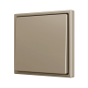 Zennio ZS701PB2C ZS70, Простая  кнопка для 2 бинарных входов 70x70 мм – шампань арт. ZS701PB2C