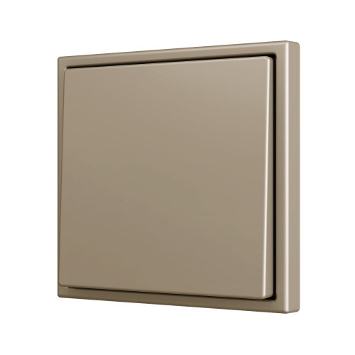 Zennio ZS701PB2C ZS70, Простая  кнопка для 2 бинарных входов 70x70 мм – шампань арт. ZS701PB2C