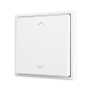 Zennio ZS701PB2S ZS70, Простая  кнопка для 2 бинарных входов 70x70 мм – Серебристый, арт. ZS701PB2S