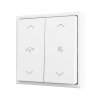Zennio ZS702PB4MWC ZS70, Двойная кнопка для 4 двоичных входов 70x70 мм – Матовый белый – На заказ - ZS702PB4MWC