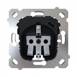ZS55 – Schuko with USB C socket insert – арт. ZSISC1US