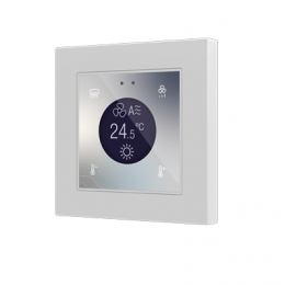 Zennio ZVIF55DV2C360 Плоский 55 Display v2.  емкостный выключатель  с дисплеем, 360° настройка (рамка ZS55 не входит в комплект) арт. ZVIF55DV2C360