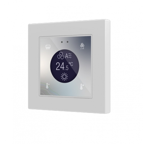 Zennio ZVIF55DV2C360 Плоский 55 Display v2.  емкостный выключатель  с дисплеем, 360° настройка (рамка ZS55 не входит в комплект) арт. ZVIF55DV2C360