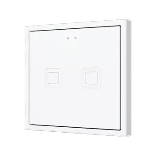 Zennio ZVIF70X1 Flat 70 Х1. PC-ABS Емкостный выключатель 70x70 - 1 кнопка - Custom (рамка ZS70 не входит в комплект) арт. ZVIF70X1