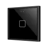 Zennio ZVIF70X1A Flat 70 Х1. PC-ABS Емкостный выключатель 70x70 - 1 кнопка - Антрацит (рамка ZS70 не входит в комплект) арт. ZVIF70X1A