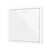 Zennio ZVIF70X1W Flat 70 Х1. PC-ABS Емкостный выключатель 70x70 - 1 кнопка - Белый (рамка ZS70 не входит в комплект) арт. ZVIF70X1W