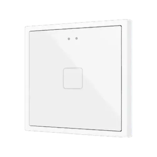 Zennio ZVIF70X1W Flat 70 Х1. PC-ABS Емкостный выключатель 70x70 - 1 кнопка - Белый (рамка ZS70 не входит в комплект) арт. ZVIF70X1W