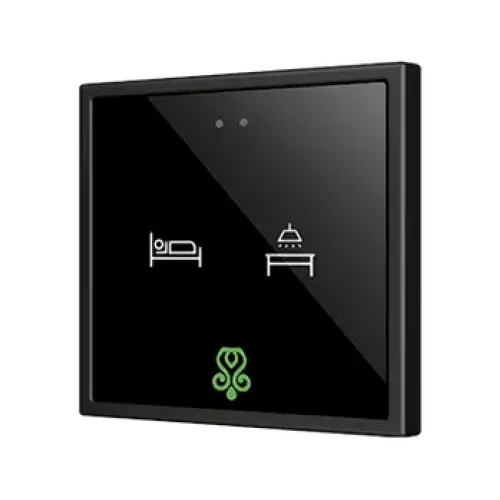 Zennio ZVIF70X2 Flat 70х2. PC-ABS Емкостный выключатель 70x70 - 2 кнопки - Custom (рамка ZS70 не входит в комплект) арт. ZVIF70X2