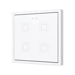 Zennio ZVIF70X6S Flat 70х6. PC-ABS Емкостной сенсорный выключатель с подсветкой - серебристый  - арт.ZVIF70X6S