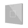 ZENNIO ZVIFR1S KNX-Tastsensor Flat RGB - Емкостный сенсорный выключатель  с подсветкой - серебристый - арт. ZVIFR1S