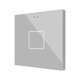 ZENNIO ZVIFR1S KNX-Tastsensor Flat RGB - Емкостный сенсорный выключатель  с подсветкой - серебристый - арт. ZVIFR1S