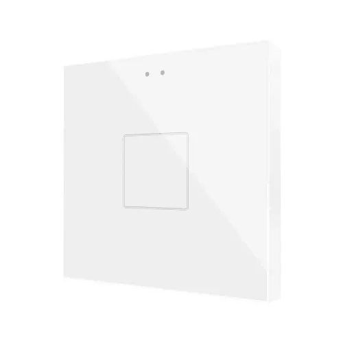 ZENNIO ZVIFR1SW KNX-Tastsensor Flat RGB - Емкостный сенсорный выключатель  с подсветкой - белый - арт. ZVIFR1W