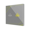 ZENNIO ZVIFR2 KNX-Tastsensor Flat RGB  - Емкостный сенсорный выключатель - 2 кнопки - стандарт - арт. ZVIFR2