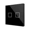 ZENNIO ZVIFR2A KNX-Tastsensor Flat RGB  - Емкостный сенсорный выключатель - 2 кнопки - антрацит - арт. ZVIFR2A