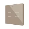 ZENNIO ZVIFR2C KNX-Tastsensor Flat RGB  - Емкостный сенсорный выключатель - 2 кнопки - шампань - арт. ZVIFR2C