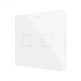 ZENNIO ZVIFR2W KNX-Tastsensor Flat RGB  - Емкостный сенсорный выключатель - 2 кнопки - белый - арт. ZVIFR2W