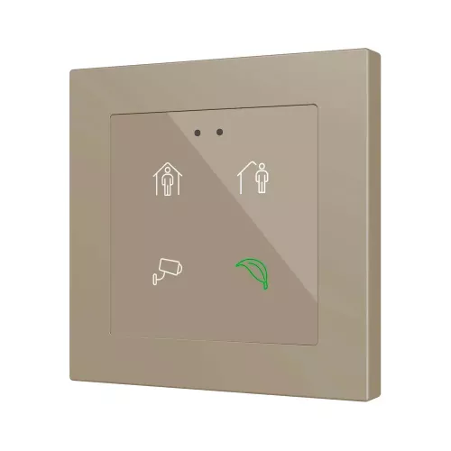 Zennio ZVIFR55X4 Емкостный сенсорный выключатель с RGB-подсветкой (55 x 55 мм) Flat RGB 55 X4 арт. ZVIFR55X4 цвет на выбор